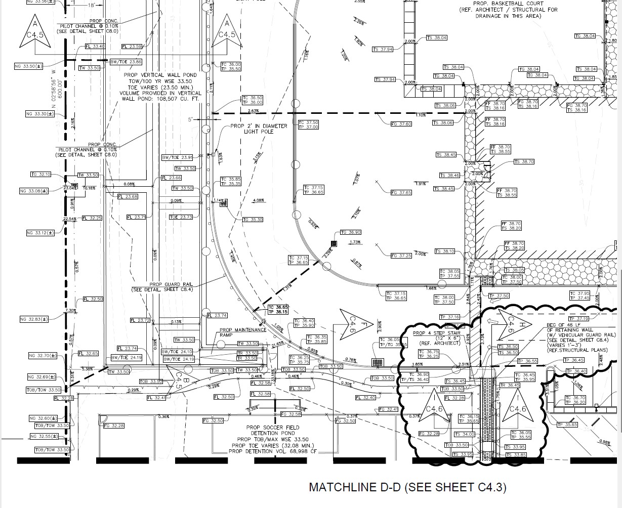 Grading plan sample sheet